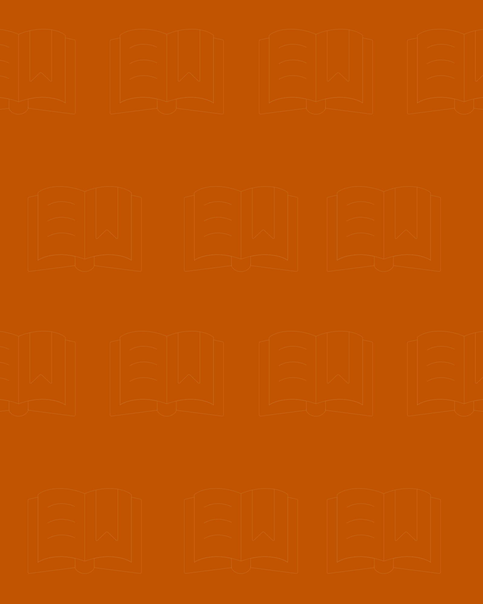 orange background image with books