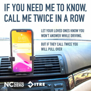 Distracted Driving: If you need me to know, call me twice in a row. 