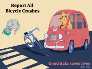 bicycle safety, report all bicycle crashed