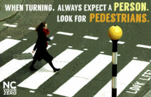 look for pedestrians