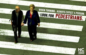 look for pedestrians