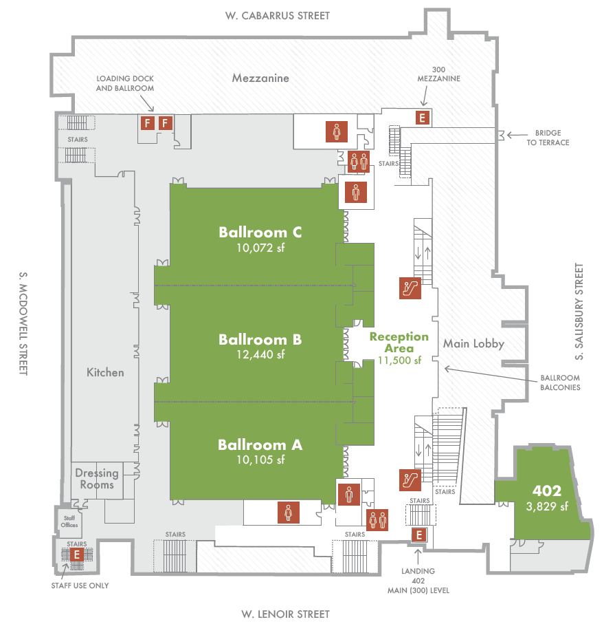 RCC Floor Plan, Ballroom